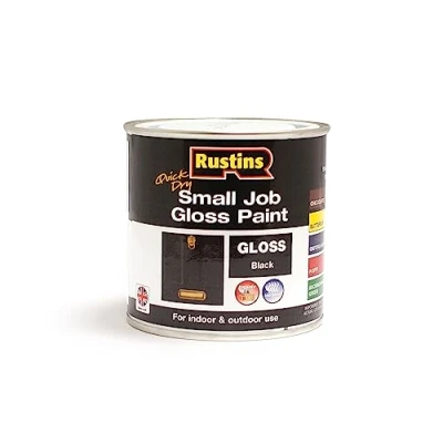 Afbeelding van Rustins gpmgw250 250 ml QD kleine job paint magnolia P, zwart, GPBLW250