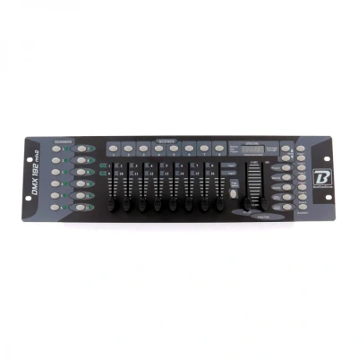 Afbeelding van BoomToneDJ DMX 192 mk2 Controller 512 Professional kanaals console. 23 banken met 8 programmeerbare scènes. faders DJ Effecten Disco Light Podiumverlichting Theater.