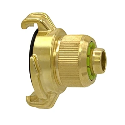 Afbeelding van VARIOSAN Snelkoppeling met klemverbinding 12975, 1/2&quot;, messing blank, systeem Geka