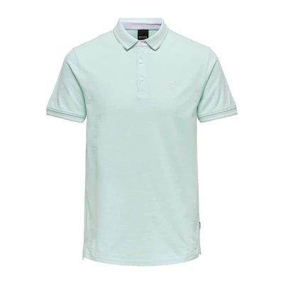 Afbeelding van Only &amp; Sons Onsfletcher Poloshirt, Heren, Maat: Small, Yucca