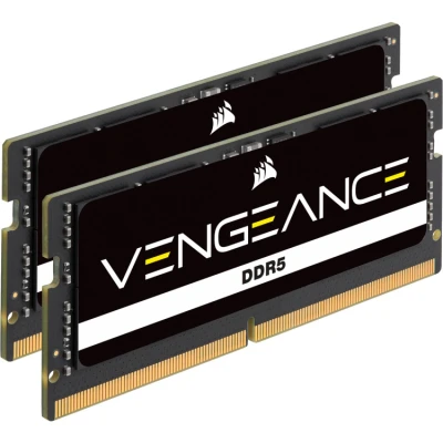 Afbeelding van CORSAIR VENGEANCE SODIMM DDR5 RAM 64GB (2x32GB) 5600MHz CL48 Intel XMP iCUE Compatibel Computergeheugen Zwart (CMSX64GX5M2A5600C48)