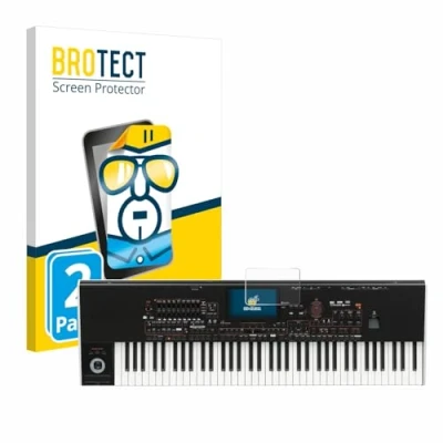 Afbeelding van BROTECT Screenprotector voor KORG Pa4x Folie Beschermfolie transparant (2 Stuks)