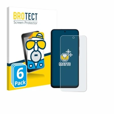 Afbeelding van BROTECT Screenprotector voor Samsung Galaxy A55 5G Enterprise Edition Folie Beschermfolie matte (6 Stuks)