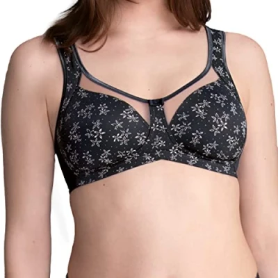 Afbeelding van Anita Comfort BH Tshirt BH, Dames, Maat: 80C, Anthrazit