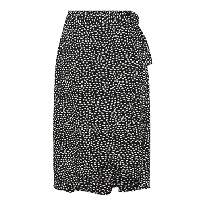 Afbeelding van Pieces Pctala WRAP Skirt Wikkelrok, Dames, Maat: Small, Black