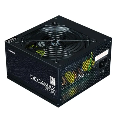 Afbeelding van PC voeding ZALMAN DecaMax 700W 80Plus Niet modulair 120mm ventilator Zwart