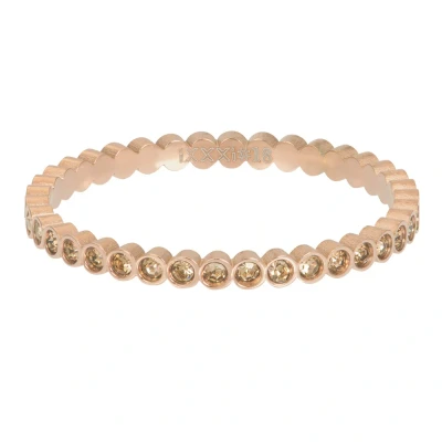 Afbeelding van Small Circle Stone Peach iXXXi Vulring 2 mm Roségoud 21
