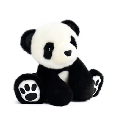 Afbeelding van DouDou et Compagnie Glitter Panda knuffel 25cm HO2867