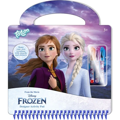 Afbeelding van Totum kinder hobbyset Frozen designer activity book 681446 23x26x2cm 3+ (04 21)
