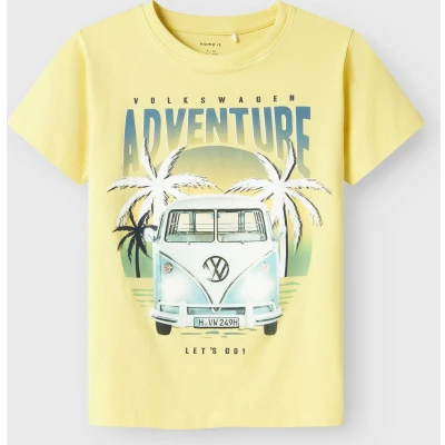 Afbeelding van NAME IT NKMFATTIZ VW NREG SS TOP BOX SKY Jongens T shirts