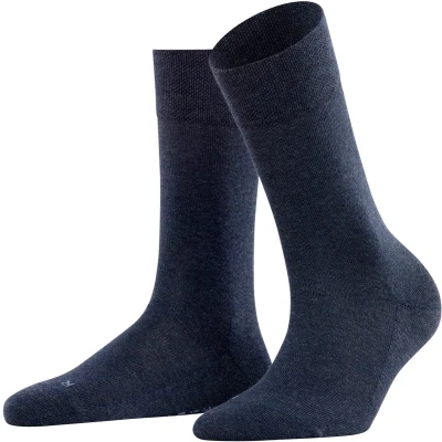 Afbeelding van Falke Sensitive London Softtop Suitable FOR Diabetics Sokken, Dames, Maat: 35 38, Navy mel