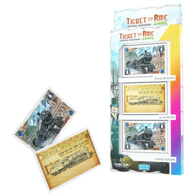 Afbeelding van Gamegenic Ticket To Ride Sleeves EU Art (168 stuks)