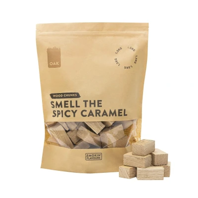 Afbeelding van Smokin&#039; Flavours Smokin’ rookchunks eik 1,5 kg