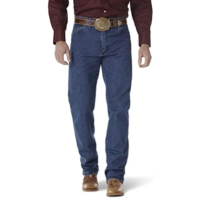 Afbeelding van Wrangler Men&#039;s 13MWZ Cowboy Cut Original Fit Jean, Stonewashed, 44W x 32L