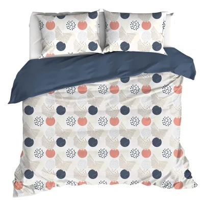 Afbeelding van Dekbedovertrek De Witte Lietaer Hermes Lyon Blue Percal 200 x / 220 cm 2 Persoons