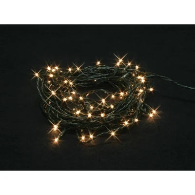 Afbeelding van Burstlight LED 20 m 220 leds wit groene kabel 44 V