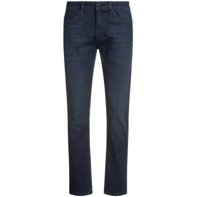 Afbeelding van HUGO BOSS heren Delaware slim fit jeans met donkere wassing in de kleur Indigo, maat: W30/L34