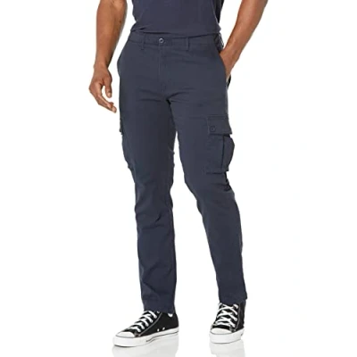 Afbeelding van Amazon Essentials Men&#039;s Cargobroek, stretch, slim fit (verkrijgbaar in grote en lange maten), Marineblauw, 40W / 30L