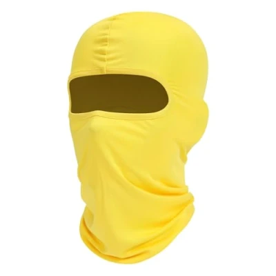 Afbeelding van Fuinloth Bivakmuts Gezichtsmasker, Zomer Koel Nek Gaiter, UV Beschermende de Skisjaal van Motorfiets Beschermer voor Mannen/Vrouwen Geel