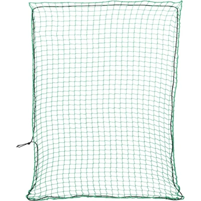 Afbeelding van vidaXL Aanhangwagennet elastisch touw 3,5x3 m polypropeen groen