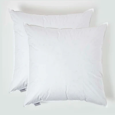 Afbeelding van Homescapes set van 2 vulkussens 80 x cm kussenvulling eendenveren