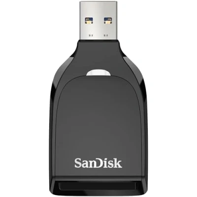 Afbeelding van SanDisk QuickFlow SD UHS I kaart USB A lezer/ schrijver, leessnelheden tot 250 MB/s, Schrijfsnelheid 150MB/s, 3.2 Gen 1