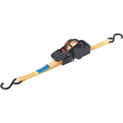 Afbeelding van TOOLCRAFT TO 8689776 Zelfoprollende spanband Trekkracht (lc) vastbinden (enkel/direct): 100 daN (l x b) 2 m 18 mm Kle