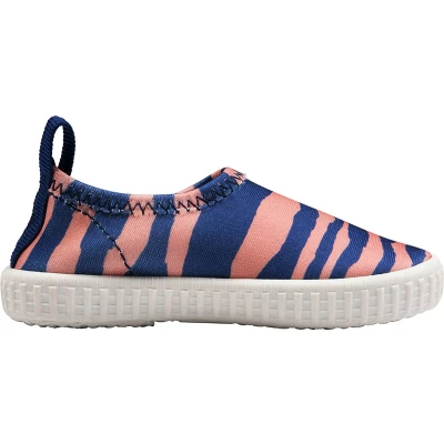 Afbeelding van Swim Essentials Antislip Waterschoenen Kinderen Blauw Oranje Zebra maat 25 Valt 1 kleiner