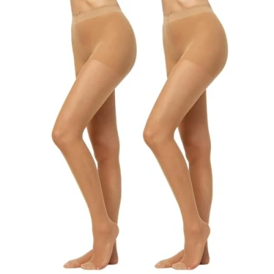 Afbeelding van Nur Die Goodbye panty met 20 denier, voorkomt loopmazen, transparante fijne panty, matte look, duurzaam voor dames, amber, 40/44