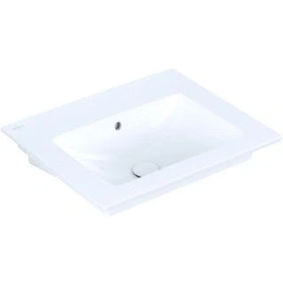 Afbeelding van Villeroy en boch venticello fontein 60 x 50 cm wit ceramicplus zonder kraangat met overloop 412462r1