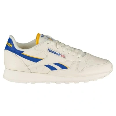 Afbeelding van Reebok Classic Leather uniseks volwassene Sneaker ,Krijt Vector Blauw Collegiate Goud ,38.5 EU
