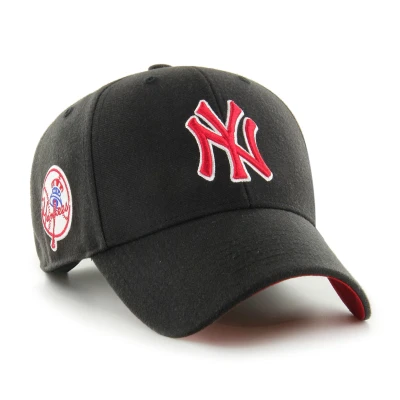 Afbeelding van &#039;47 MLB NEW YORK Yankees SURE SHOT Snapback Unisex Pet, Maat: One Size, Black