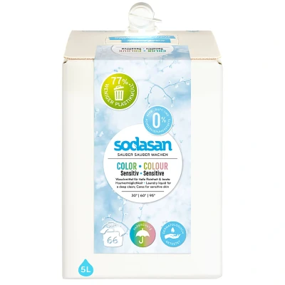Afbeelding van Sodasan Vloeibaar Wasmiddel Sensitive voor Gekleurde Was 5L
