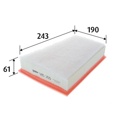 Afbeelding van Valeo Luchtfilter 585355