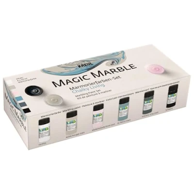 Afbeelding van Creativ Company Marble Verf Pastelkleuren, 6x20ml