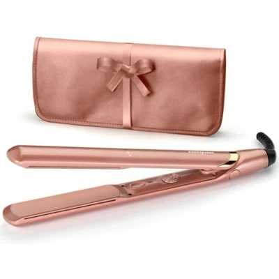 Afbeelding van BaByliss Rose Gold Styler Haar Stijltang, Ultra gladde keramische platen, Multi voltage, Ultrasnelle opwarming in 15 seconden, 3 warmtestanden tot 235C, Wereldwijd gebruik