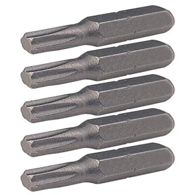 Afbeelding van 1/4&quot; CLASSIC bit TX, 25mm T20 5 Stuk zilver