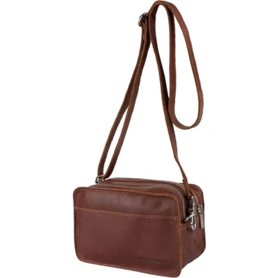 Afbeelding van Cowboysbag Handbag Lymm cognac Damestas Leren tas