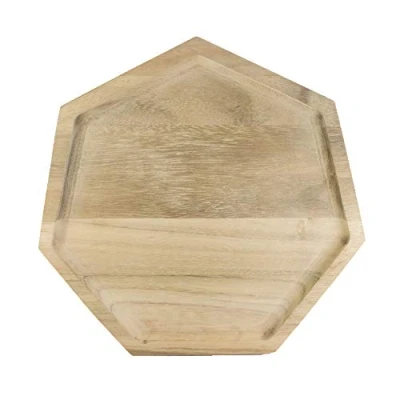 Afbeelding van TAK Design Hout Polygon Blis Dienblad M Bruin