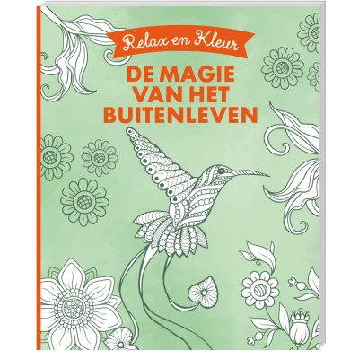 Afbeelding van Relax en kleur De magie van het buitenleven (Paperback)