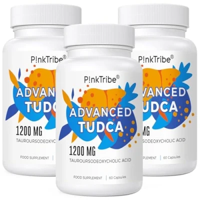 Afbeelding van TUDCA supplement 1200 mg per portie, 180 capsules, ultrasterk tauroursodeoxycholzuur, geavanceerde formule (3 Pack)