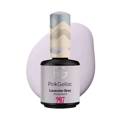 Afbeelding van Pink Gellac 297 Lavender Grey Gel Lak 15ml Gellak Nagellak Grijs Gelnagels Producten Glanzende Nails