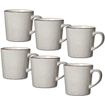 Afbeelding van Ritzenhoff &amp; Breker Beker Visby, Aardewerk, met de hand veredeld, elk exemplaar is uniek, 400 ml. (set, 6 delig)