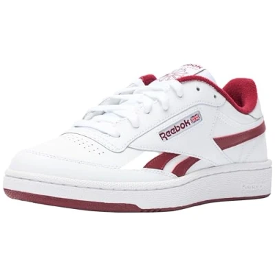 Afbeelding van Reebok CLUB C REVENGE uniseks volwassene Sneaker,White Classic Burgundy,45.5 EU