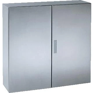 Afbeelding van Schneider electric spacial s3x lege schakelkast rvs 1 slot deur hxbxd 800x800x300mm ral0 ip55 ik10 nsys3x8830