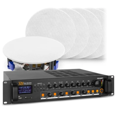 Afbeelding van Geluidsinstallatie met versterker Bluetooth en 24x inbouw speaker