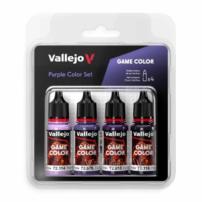 Afbeelding van Purple Color Set 4 kleuren 18ml 72382