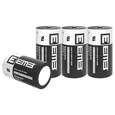 Afbeelding van EEMB ER26500 C formaat 3,6 V lithiumbatterij Hoge capaciteit Li SOCL₂ niet oplaadbare batterij LS26500 SB C01 TL 2200 voor TPMS Autobandenspanningsmeter Smartcard instrument elektriciteitsmeter(4)