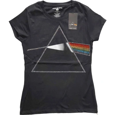 Afbeelding van Pink Floyd Dark Side Of The Moon Dames T shirt L Zwart