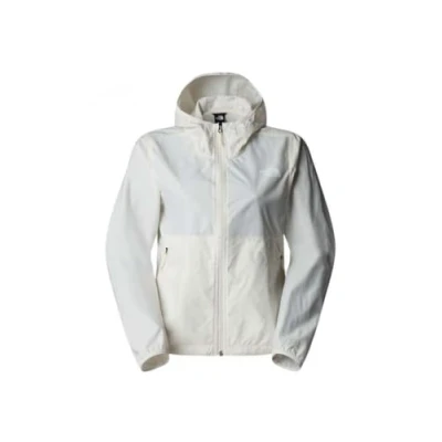 Afbeelding van The North Face Cyclone Jacket Windjack, Dames, Maat: Large, White dune